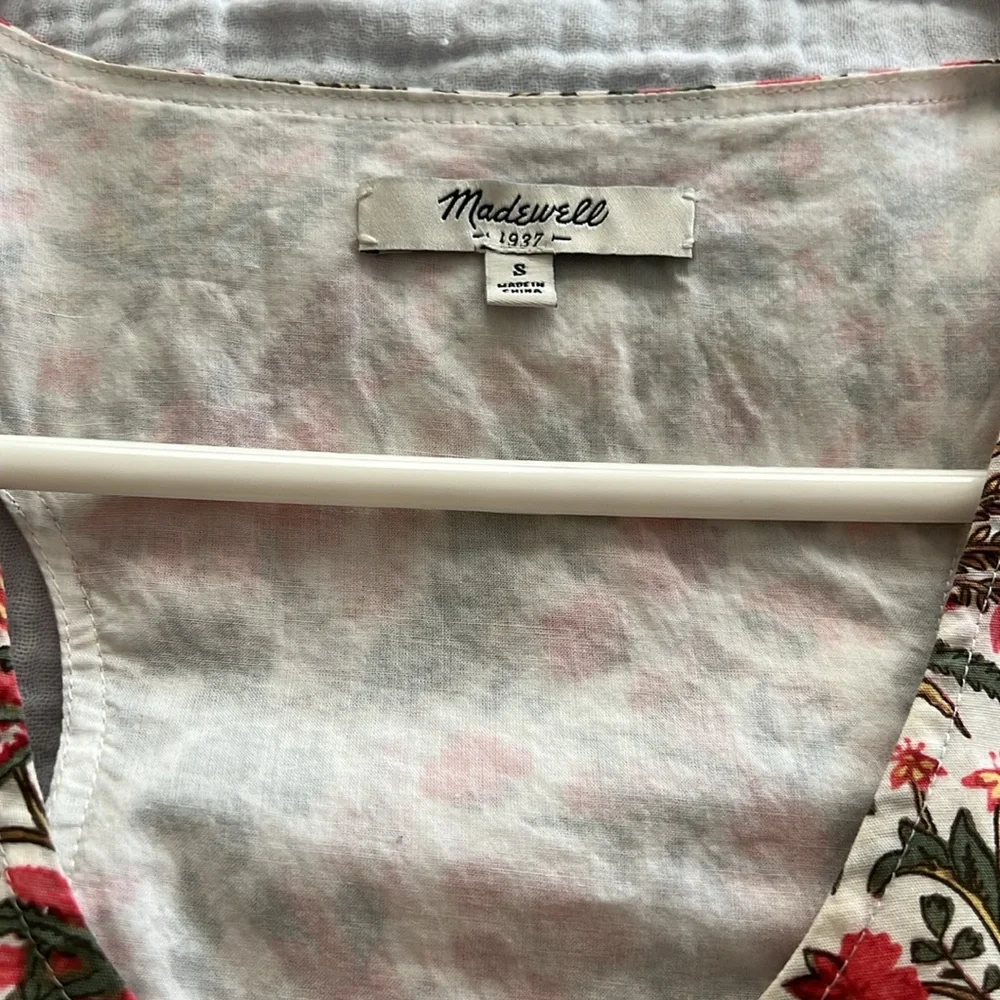 Madewell Button-Front Floral Dress - Picture 4 of 6